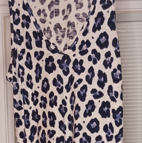 J. Crew Black/Blue Tank Top Size Small - Picture 3 of 4